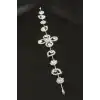 Çiçek Taşlı Saç Aksesuarı