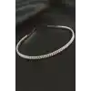 Çift Sıra Trend Taşlı Taç