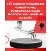 Çift Su Akış Modlu Musluk Başlığı – 360° + 720° Tam Dönebilen 3 Kollu Yapı