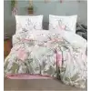 Clasy Ranforce Nevresim Takımı Çift Kişilik Forest V1 Pembe
