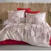 Clasy Ranforce Nevresim Takımı Çift Kişilik Navas V1 Kırmızı