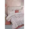 Clasy Ranforce Nevresim Takımı Çift Kişilik Visam V1 Kiremit