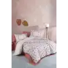 Clasy Ranforce Nevresim Takımı Çift Kişilik Visam V1 Kiremit