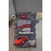 Clasy Tek Kişilik Ranforce Nevresim Takımı Raing Team Gri