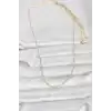 CM 14K Gold Renk Burgu Model 60 cm Kadın Kolye