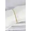 CM 14K Gold Renk Burgu Model Kadın Bileklik