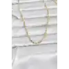 CM 14K Gold Renk Burgu Yassı Model 60 cm Kadın Kolye