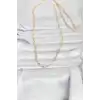 CM 14K Gold Renk Burgu Yassı Model 60 cm Kadın Kolye
