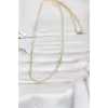 CM 14K Gold Renk Dolgun Zincir Model 60 cm Kadın Kolye