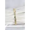 CM 14K Gold Renk Ezme Kalın Zincir Model Kadın Bileklik