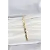 CM 14K Gold Renk Geometrik Model Kadın Bileklik