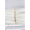 CM 14K Gold Renk Halka Zincir Model Kadın Bileklik