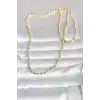 CM 14K Gold Renk Top Zincirli Model 60 cm Kadın Kolye
