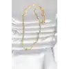 CM 14K Gold Renk Topçuk Model 60 cm Kadın Kolye