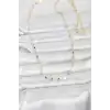 CM 14K Gold Renk Yassı Gemici Zincir Model 60 cm Kadın Kolye