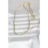 CM 14K Gold Renk Yassı Model 60 cm Kadın Kolye