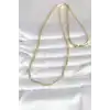 CM 14K Gold Renk Yılan Zincir Model 60 cm Kadın Kolye