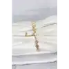 CM 14K Gold Renk Yonca Model Kadın Bileklik