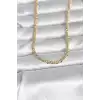 CM 14K Gold Renk Zincir Model 60 cm Kadın Kolye