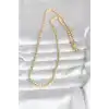 CM 14K Gold Renk Zincir Model 60 cm Kadın Kolye