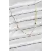 CM Gold Renk Top Zincirli Kadın Kolye