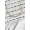 CM Yassı Yılan Zincir Model 60 cm Kadın Kolye