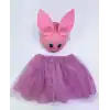 Çocuk Gösteri Kostümü Pembe Tavşan