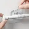 Çok Amaçlı Kıskaçlı Yapışkanlı Kablo ve Mop Tutucu