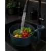 Çok Amaçlı Sebze ve Meyve Temizleme Kabı Pratik Süzgeçli Yapı