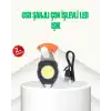 Çok İşlevli Usb Şarjlı Anahtarlık Fener