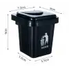 Çöp Kovası Tasarımlı  Küllük Bx40