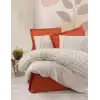 Cotton Box Brode Ranforce Çift Kişilik Nevresim Takımı Joli Kiremit