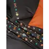 Cotton Box Brode Ranforce Çift Kişilik Nevresim Takımı Liker Kiremit