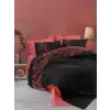 Cotton Box Brode Ranforce Çift Kişilik Nevresim Takımı Rosen Mercan