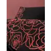 Cotton Box Brode Ranforce Çift Kişilik Nevresim Takımı Rosen Mercan