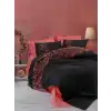 Cotton Box Brode Ranforce Çift Kişilik Nevresim Takımı Rosen Mercan