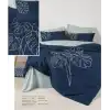 Cotton Box Brode Ranforce Çift Kişilik Nevresim Takımı Silva Mint