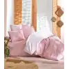 Cotton Box Çift Kişilik Nevresim Takımı Minimal Best Pembe