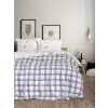 Cotton Box Flanel Nevresim Takımı Çift Kişilik Lavanid Mavi