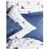 Cotton Box Minimal Çift Kişilik Nevresim Takımı Stew Mavi