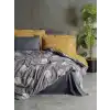 Cotton Box Modern Çift Kişilik Nevresim Takımı Strew Gri
