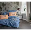 Cotton Box Mood Nakışlı Ranforce Çift Kişilik Nevresim Takımı State Tarçın
