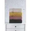 Cotton Box Plump 50x90 4lü Havlu Seti Bej Gülkurusu Hardal Antrasit