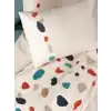 Cotton Box Puff Nakışlı Ranforce Çift Kişilik Nevresim Takımı Gaja Mint