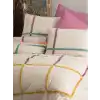 Cotton Box Puff Nakışlı Ranforce Çift Kişilik Nevresim Takımı İnsula Gülkurusu