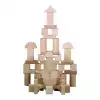 CS-8832 Natural Ahşap Blok Seti 50 Parça -Chiva