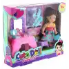 Cute Doll Mini Bebek Aksesuarlı ve Makyaj Masalı Oyun Seti