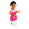 Cute Girl Köpek Figürlü Kumral Mini Bebek