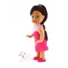 Cute Girl Köpek Figürlü Kumral Mini Bebek