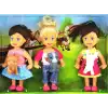 Cute Girl Mini Bebek ve Evcil Hayvan Üçlü Set
